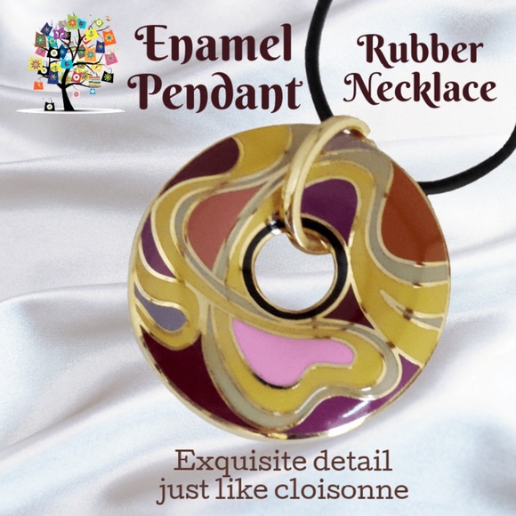 Dragonfly Spirit Designs Jewelry - Fashion Statement Enamel Pendant Necklace